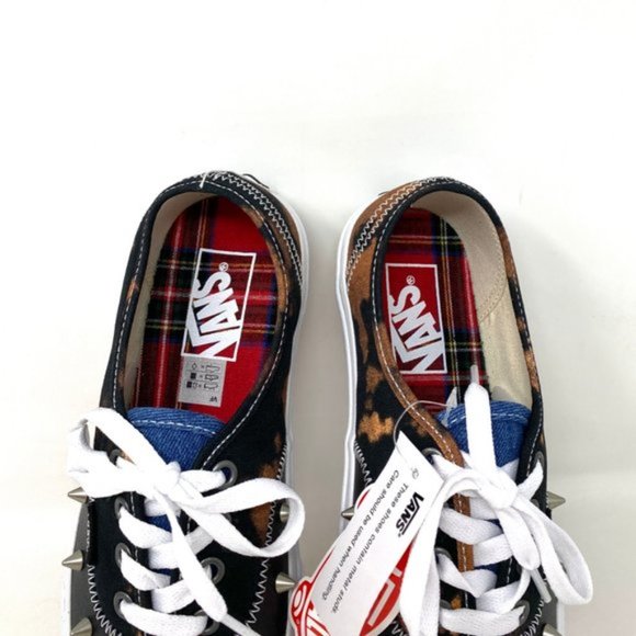 VANS Women's Size AUTHENTIC Leather Tartan Daze Multiapciddye Low VN0A5HZS9GB - Picture 5 of 9
